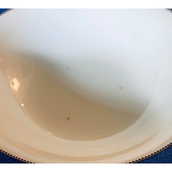 Allertons Ltd. Serving Bowl, English Bone China, ALL5, Blue Band,  Hand Painted - Picture 8 of 10